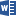 Microsoft Word 2013 with IRM add-on icon